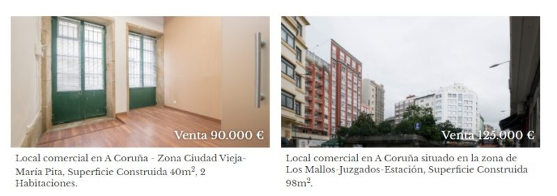 Inmobiliaria en A Coruña ciudad especializada en locales comerciales